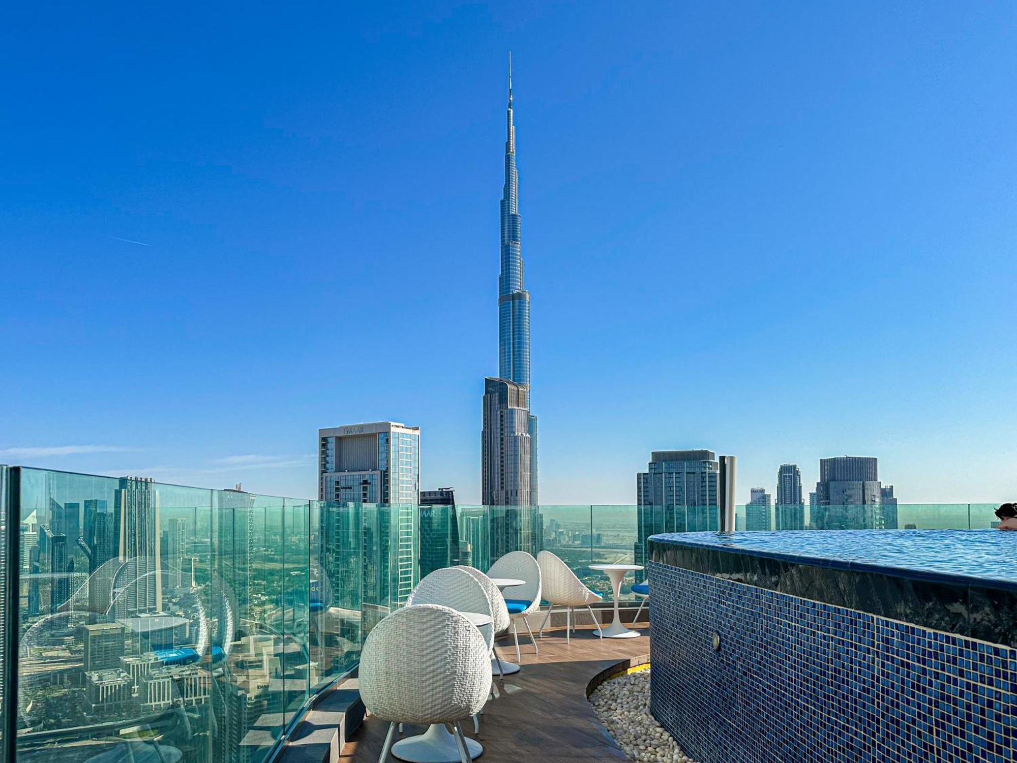 Apartment 64th Floor Skyline Pool With Burj Khalifa View In Paramount Midtown *