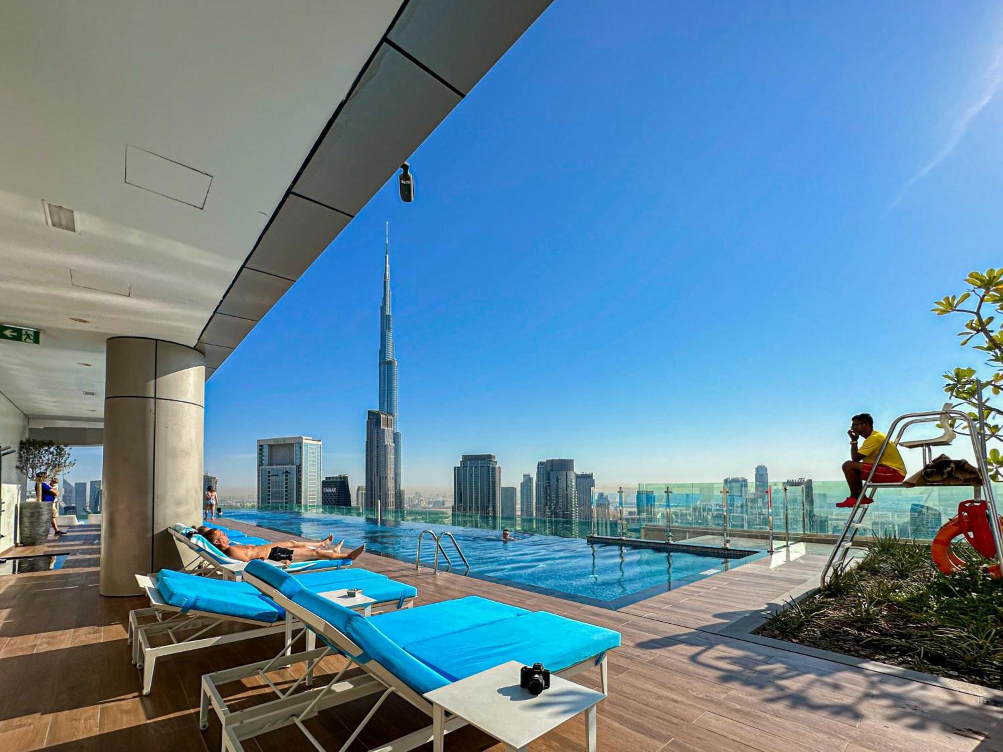 Apartment 64th Floor Skyline Pool With Burj Khalifa View In Paramount Midtown